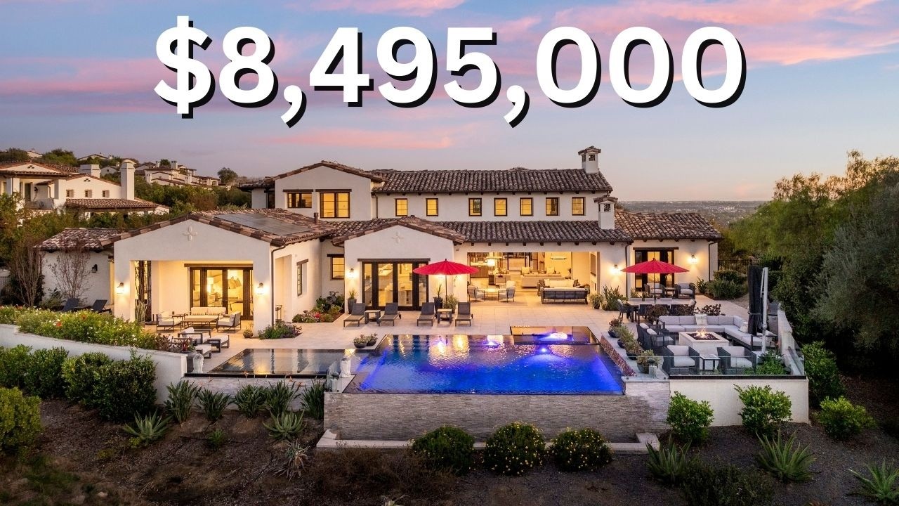 Inside a San Diego Mansion with Ocean & Golf Course Views!!