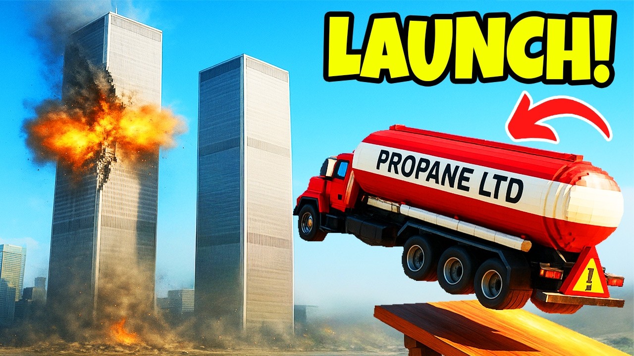 Усиленные машины против Нью-Йорка! | Разборка и разрушение