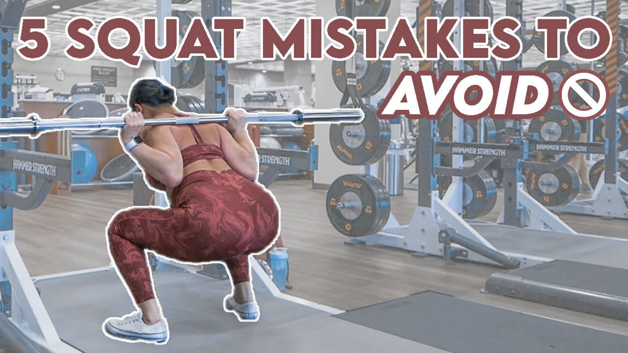 AVOID THESE EXERCISE MISTAKES (SQUATS)