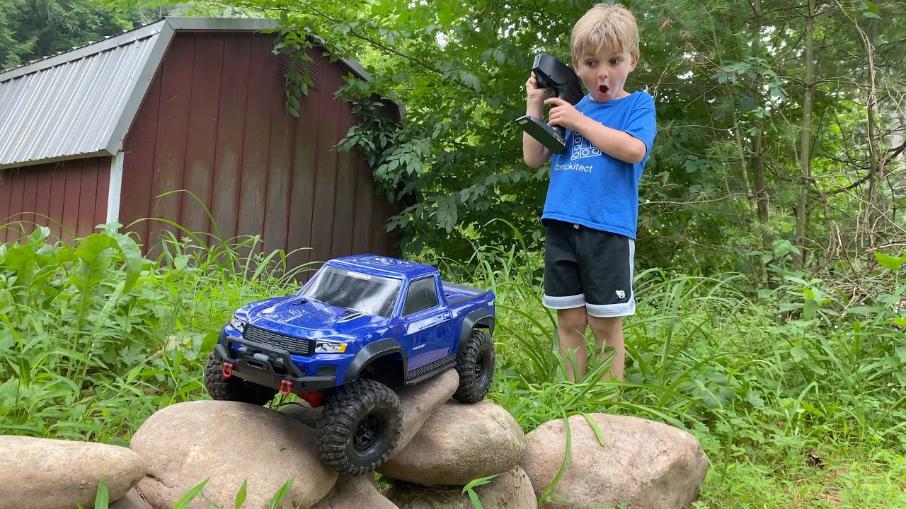 Our Traxxas RC Truck Gets A Taste Of Rock Crawler Life