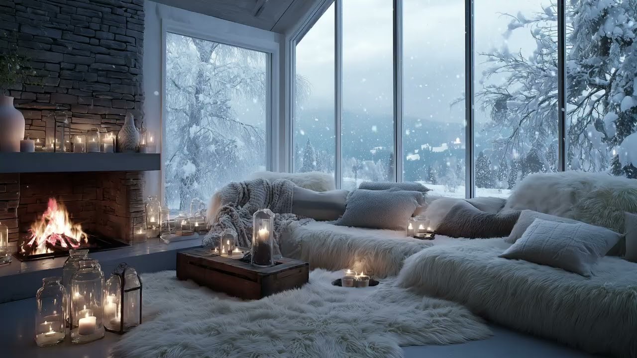 Firelight Piano Moments 🔥 Calm, Warm Music for Peaceful Sleep