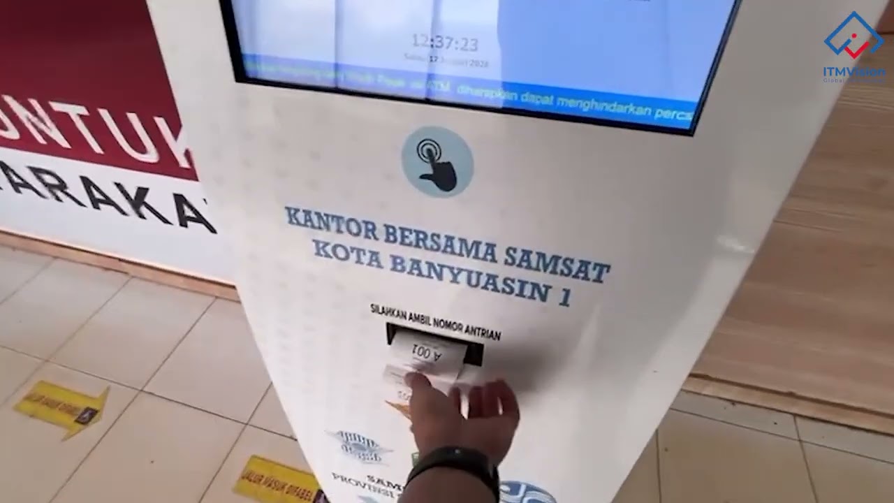 Alur Mesin Antrian Di Samsat Banyuasin dari Awal Hingga Selesai Pelayanan