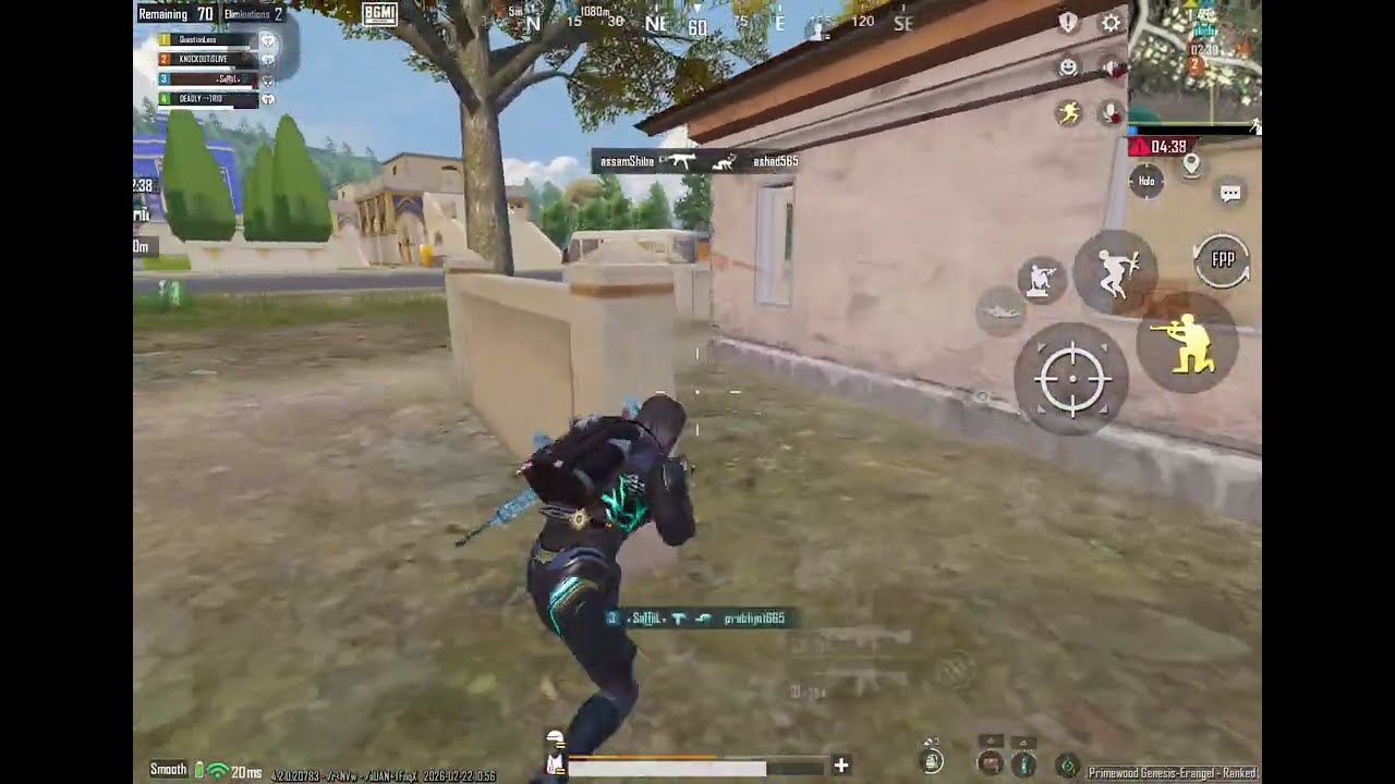 1 vs 4 BGMI CLUTCH🔥😁 