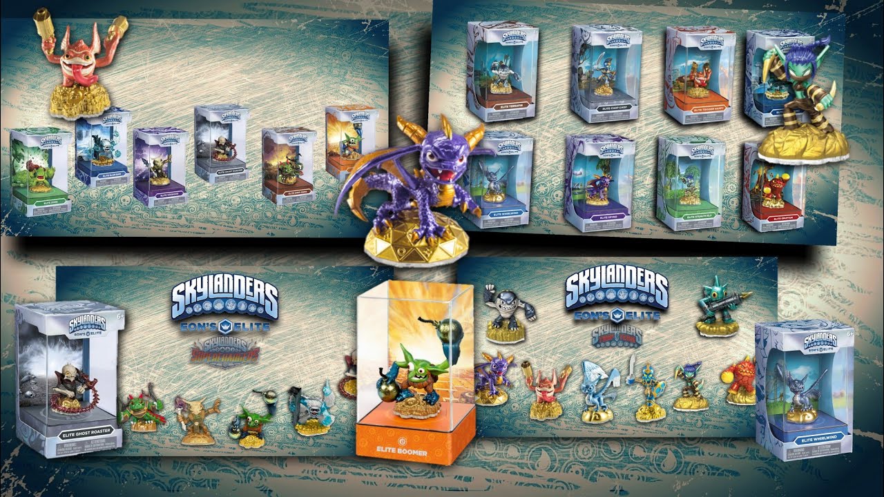 SKYLANDERS // EON'S ELITE // TODAS LAS FIGURAS DISPONIBLES.
