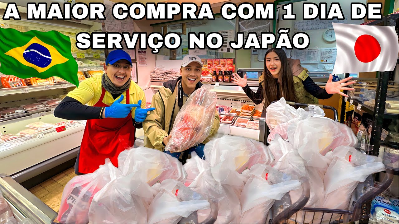 FIZ A MAIOR COMPRA NO MERCADO BRASILEIRO NO JAPÃO 🇯🇵🇧🇷