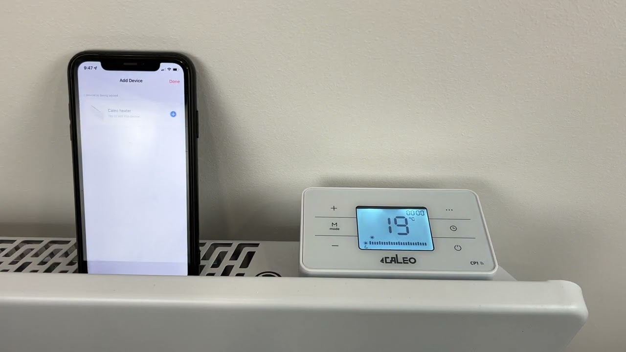 BVF CP1 heating panel WiFi connection guide