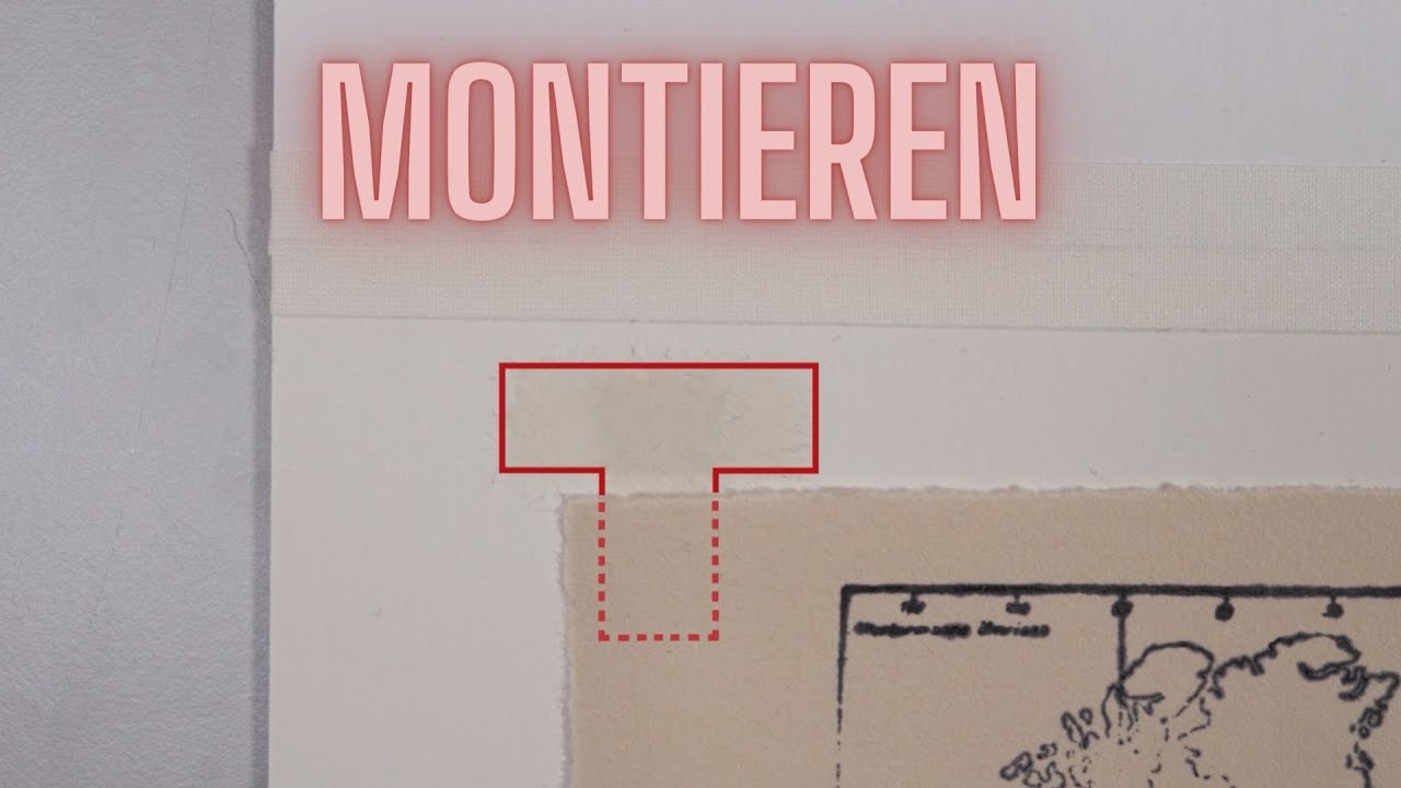 Montieren von Papier
