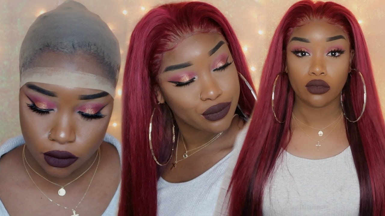 STOCKING CAP METHOD| HOW I LAY MY LACE FRONTAL WIGS| UPRETTY PERUVIAN BODY WAVE HAIR
