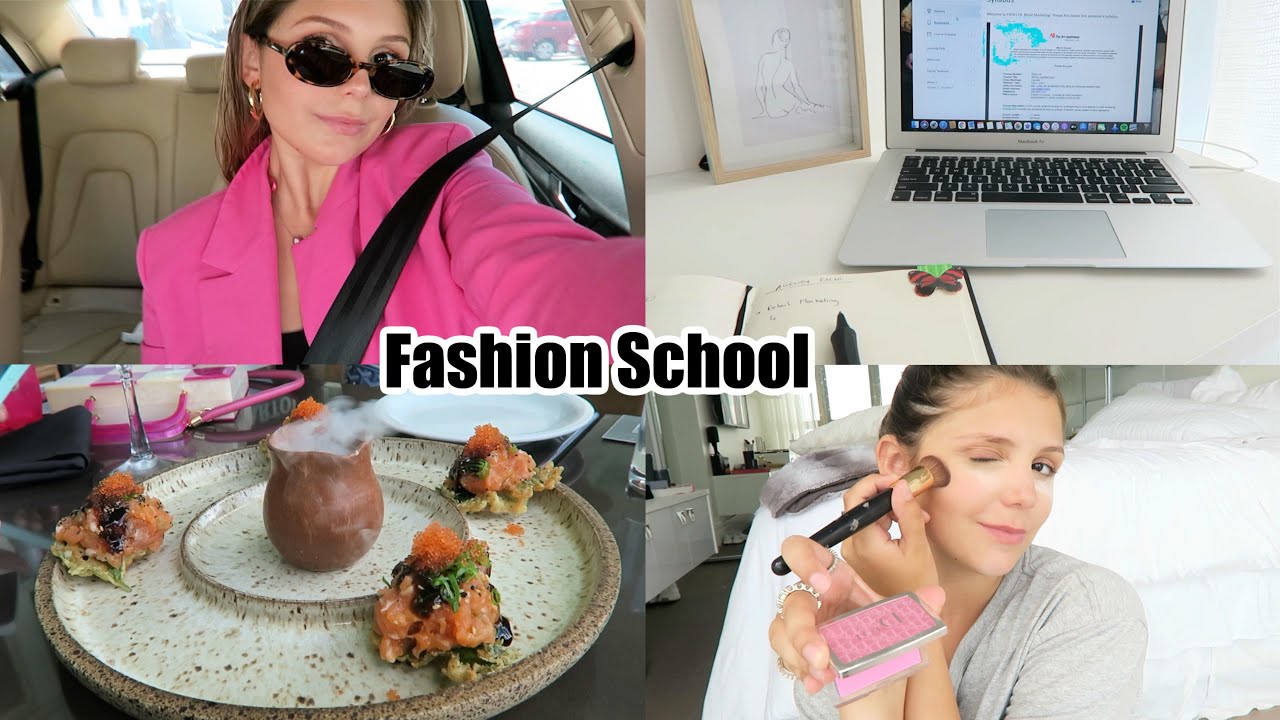 Rotina da facul de moda,  se arrume comigo primeiro dia  * study vlog*