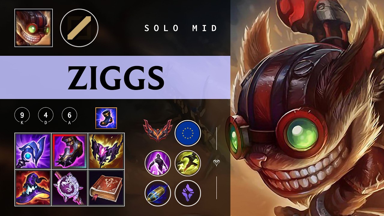 Ziggs Mid vs Viktor - EUW Grandmaster Patch 26.04