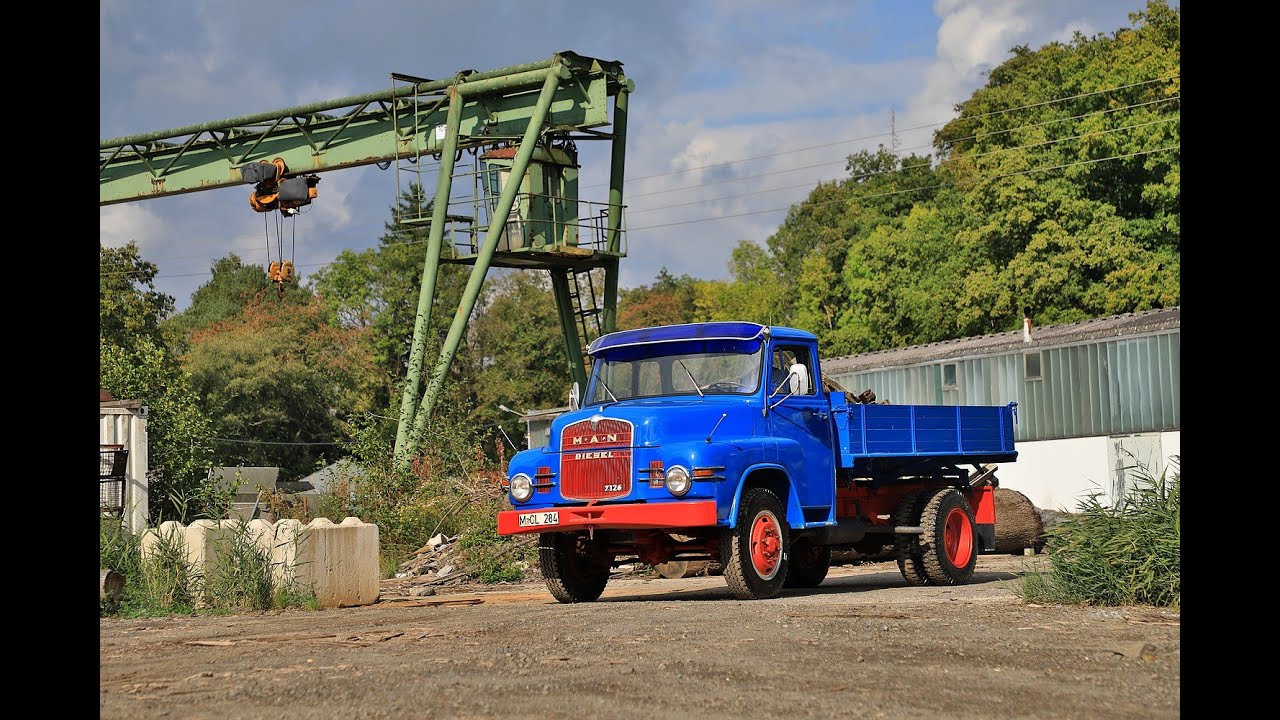 MAN 7-126 HKA Pausbacke Meiller Kipper Allrad 4x4 LKW Oldtimer Veteranenhalle