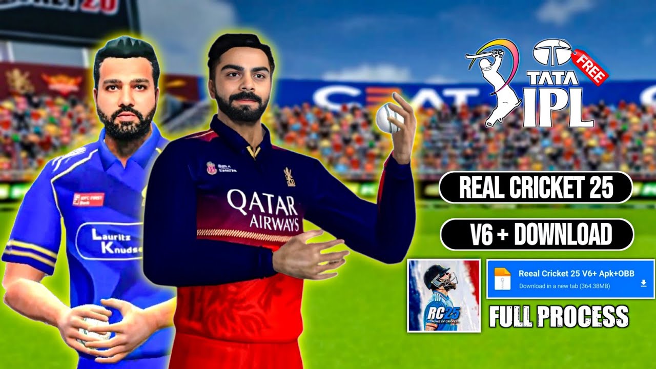 Real Cricket 25 V6+ Download Link | Real 25 V6+ Fan Made Update | RC 25