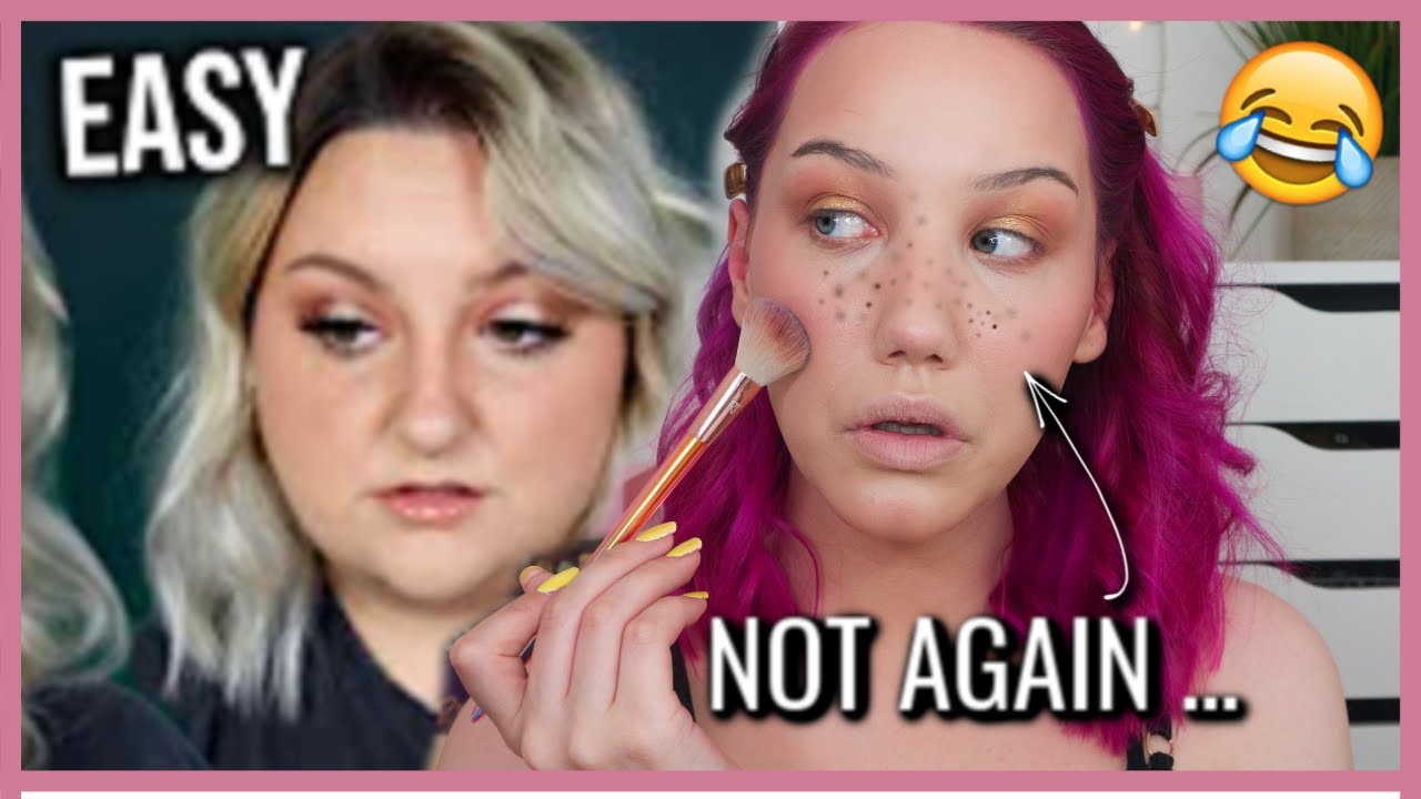 I TRIED FOLLOWING A RAWBEAUTYKRISTI TUTORIAL | MAKEMEUPMISSA