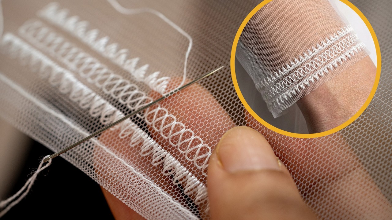 Как вышить нежную кайму на тюле: мастер-класс по изготовлению свадебной фаты премиум-класса