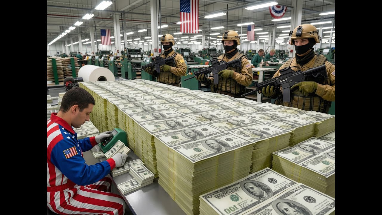 How the U.S. Dollar Is Made  Inside High-Security Currency Production