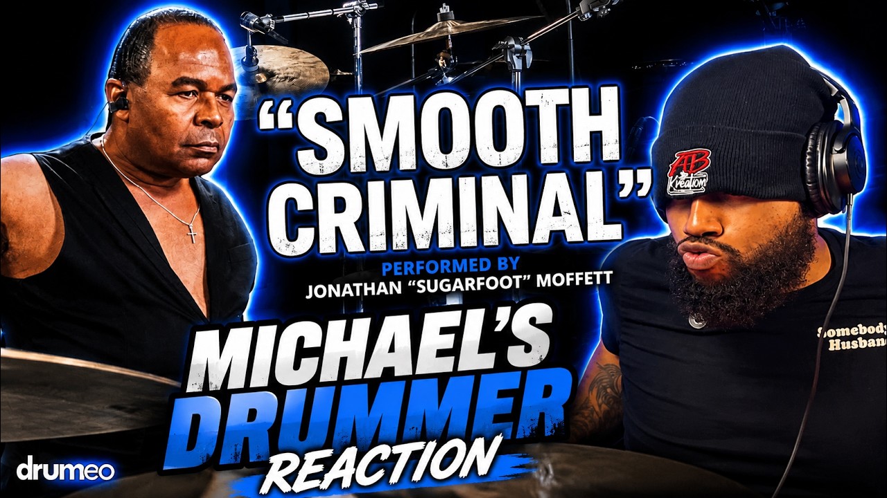 Michael Jackson's drummer Jonathan Moffett AKA Sugarfoot performs Smooth Criminal | REACTION
