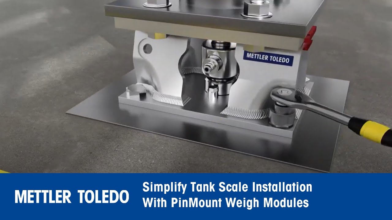Tank Scale Installation with PinMount™ and PowerMount™ Weigh Modules