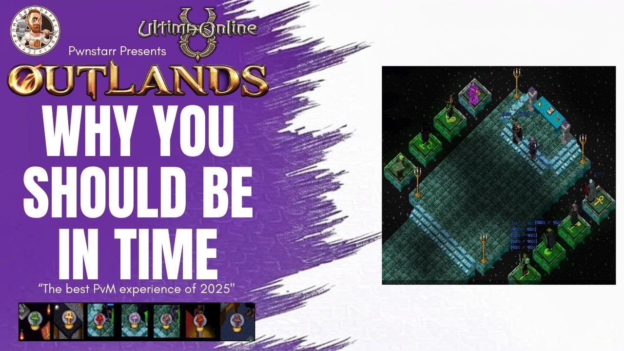 Time Dungeon is the best mmorpg experience of 2025;  BEST MMORPG Ultima Online 2025 UO OUTLANDS