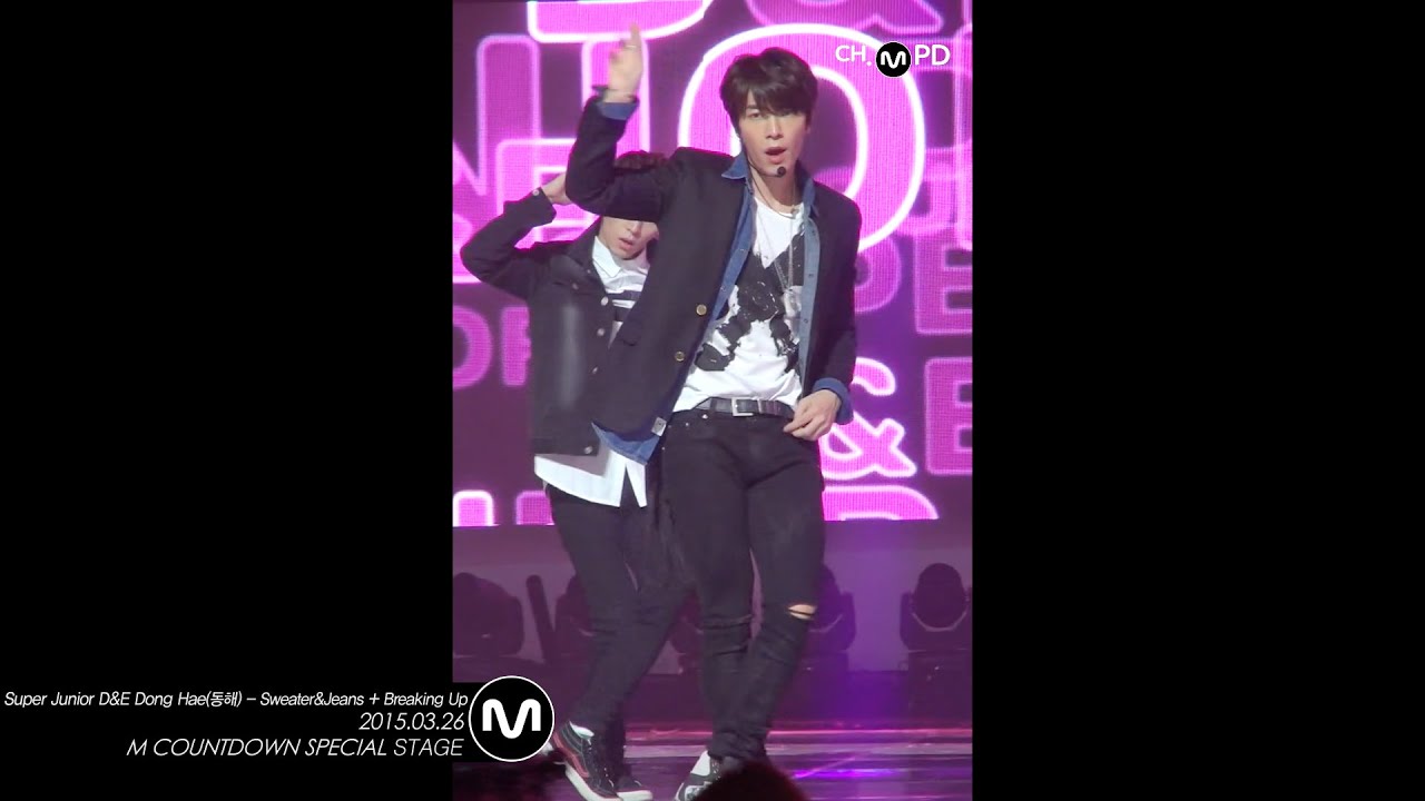 [MPD직캠] 슈퍼주니어 동해 직캠 Sweater&Jeans Breaking up Super Junior D&E DongHae Fancam Mnet MCOUNTDOWN 150326