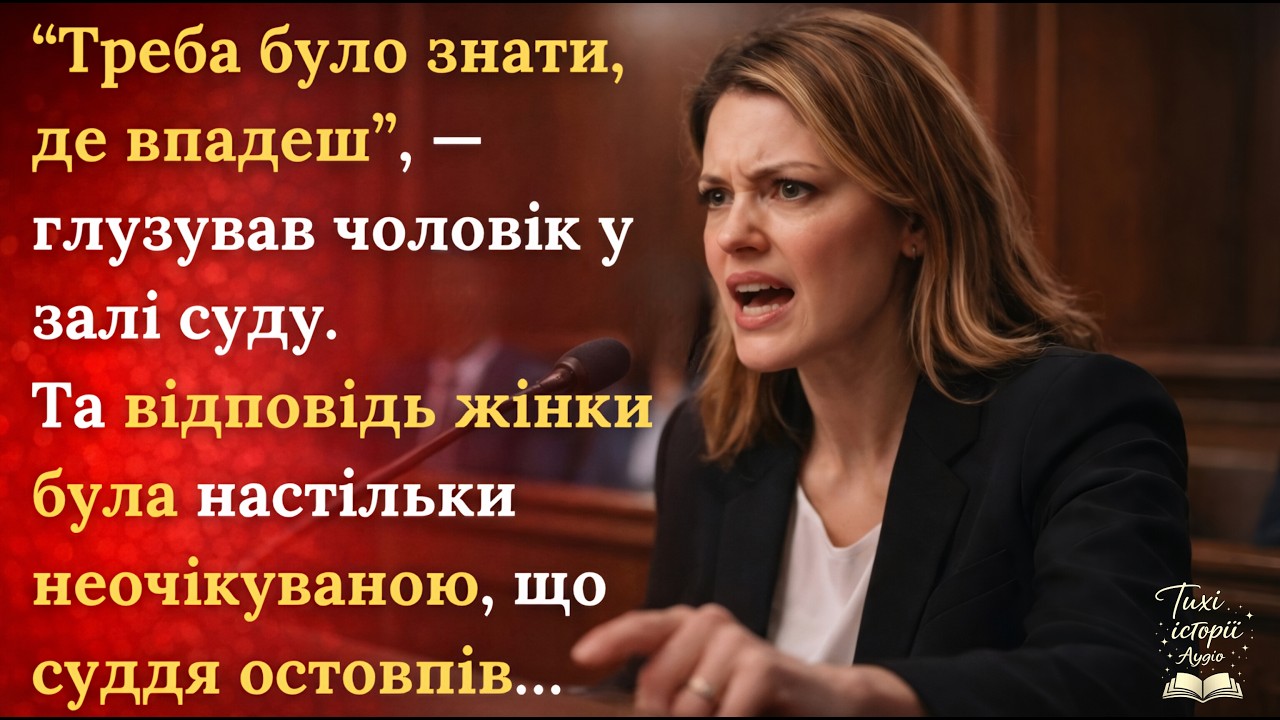 «Він насміхався з неї в суді… Але відповідь жінки приголомшила всіх»...