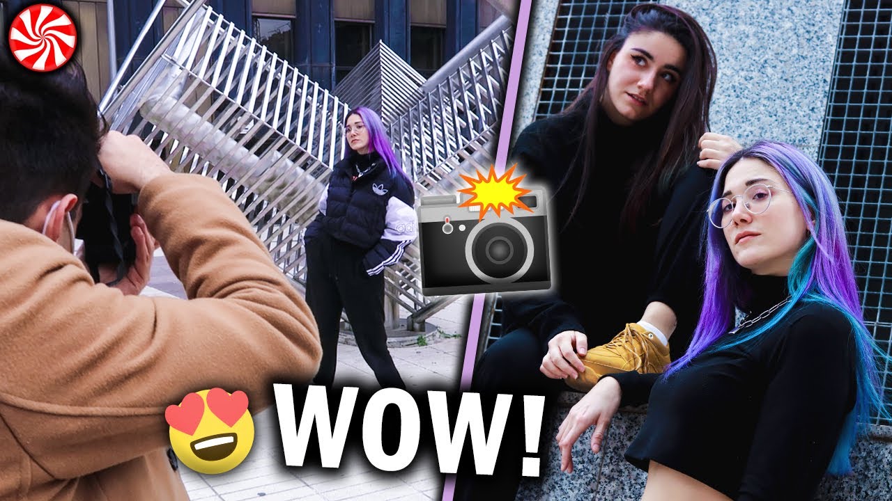 FOTOS DE HERMANAS con un FOTÓGRAFO!! 📸 (en la calle)| Claupasal #DiciembreHermanil 16