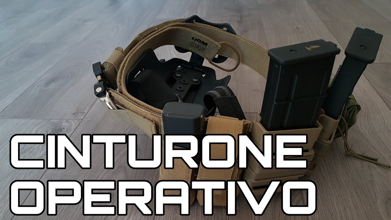 Cinturone operativo - accessori fondamentali