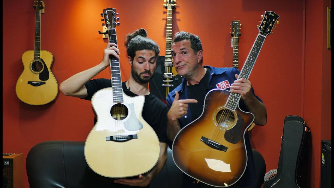 LE TOP GUITARE À PARTIR DE 1000€, BATTLE entre CORT GOLD A8 vs EASTMAN AC 422