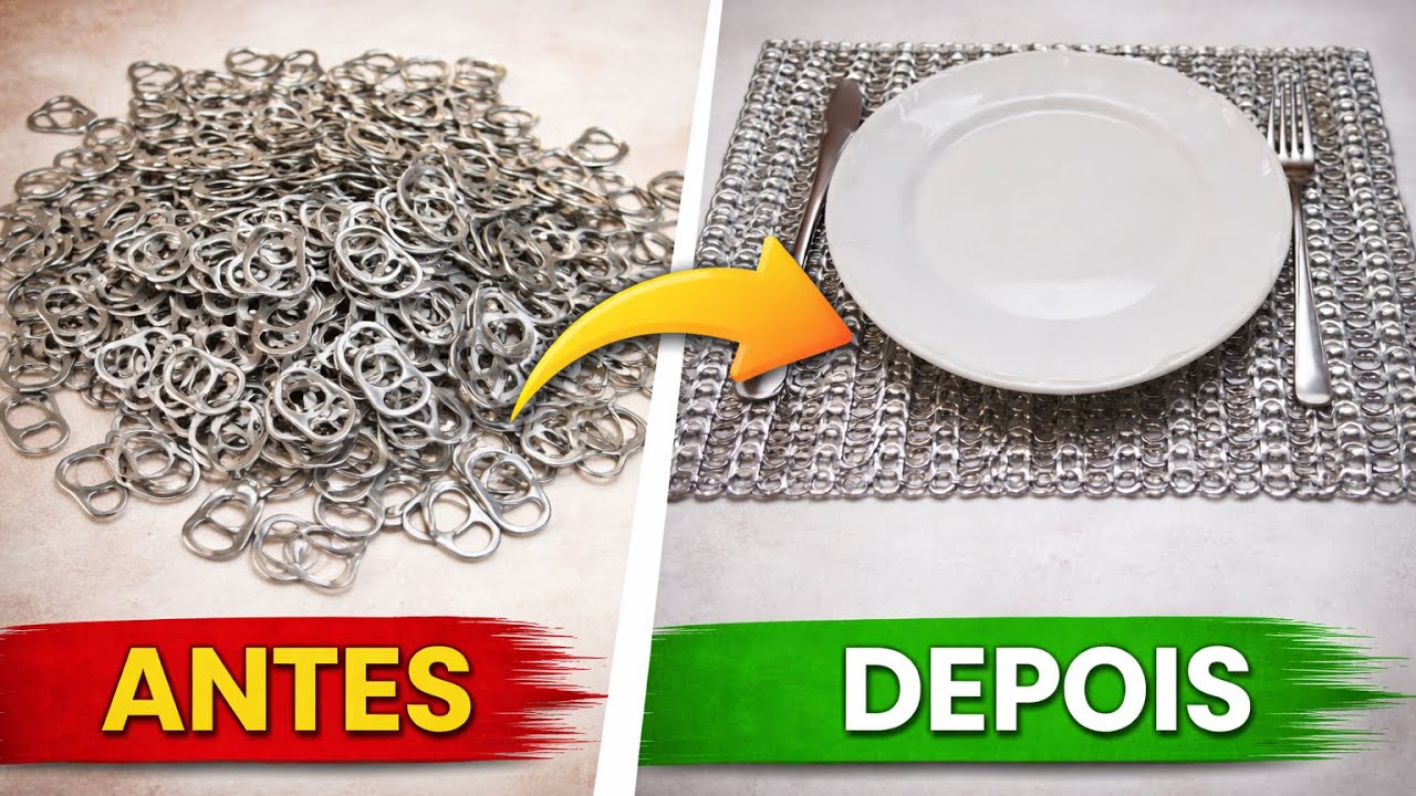 Faça Jogo Americano com Lacres de Latinha