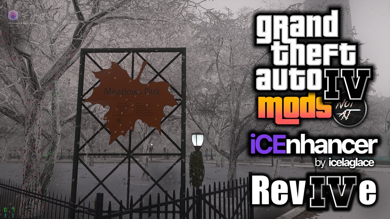 GTA 4 Snow Mod with the BEST Graphics Mod ❄️ | iCEnhancer 4 & RevIVe (2025)