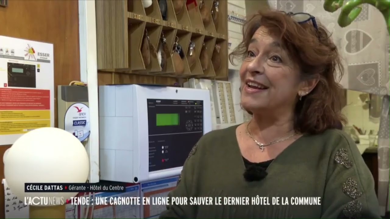 REPORTAGE - UNE CAGNOTTE POUR SAUVER LE DERNIER HOTEL DE TENDE