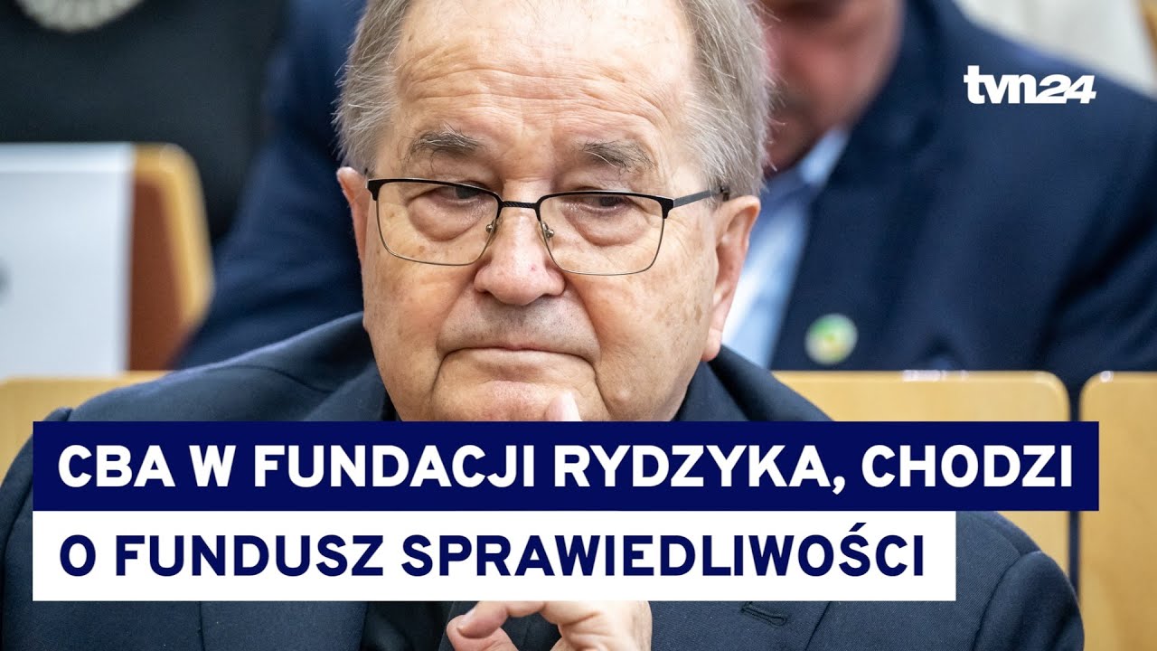 CBA weszło do fundacji Tadeusza Rydzyka. Chodzi o Fundusz Sprawiedliwości @tvn24