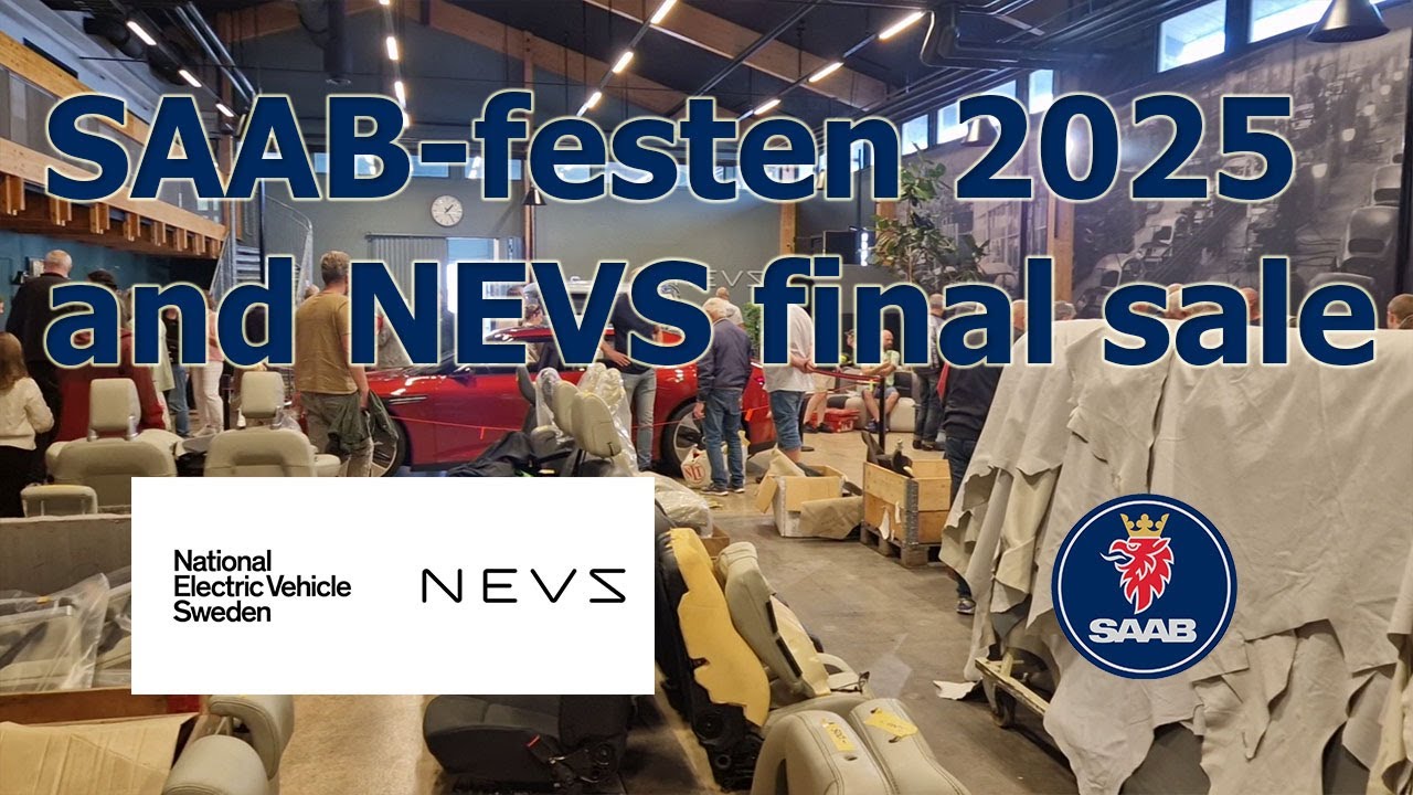 SAAB-festen 2025, and NEVS final sale