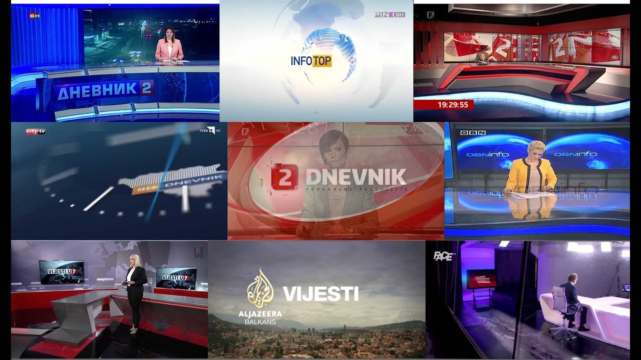 Bosnian News Intro Compilation 2018/ Bosanske Špice za Dnevnik KOMPILCIJA 2018