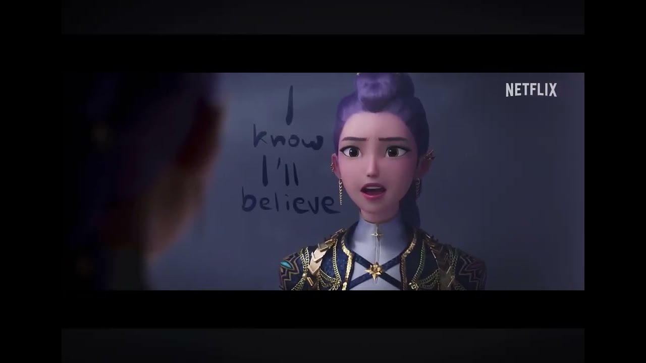 Golden official K-pop demon hunters animation