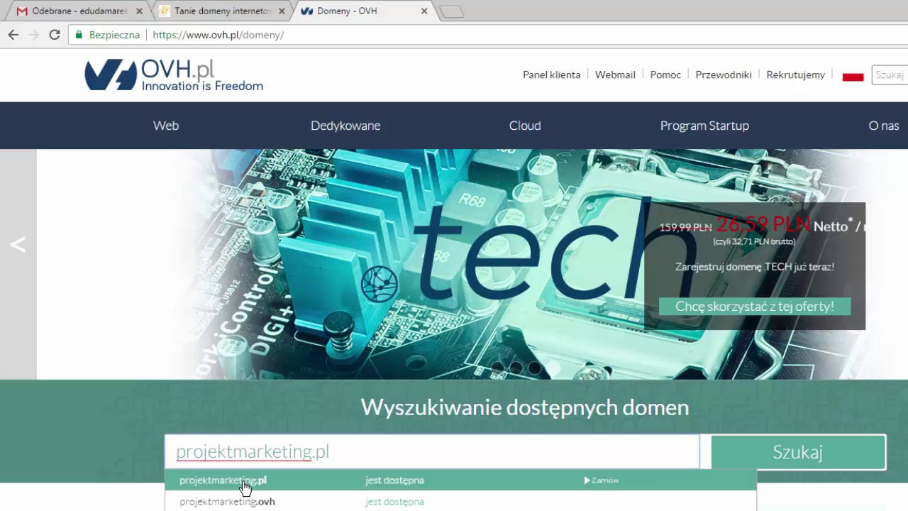 Jak kupić domenę internetową - Dobrze i tanio!