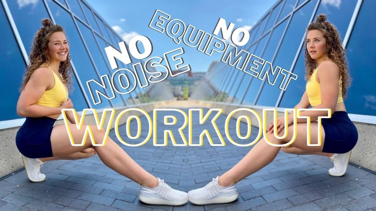 21 MIN HOME WORKOUT// No noise, no equipment