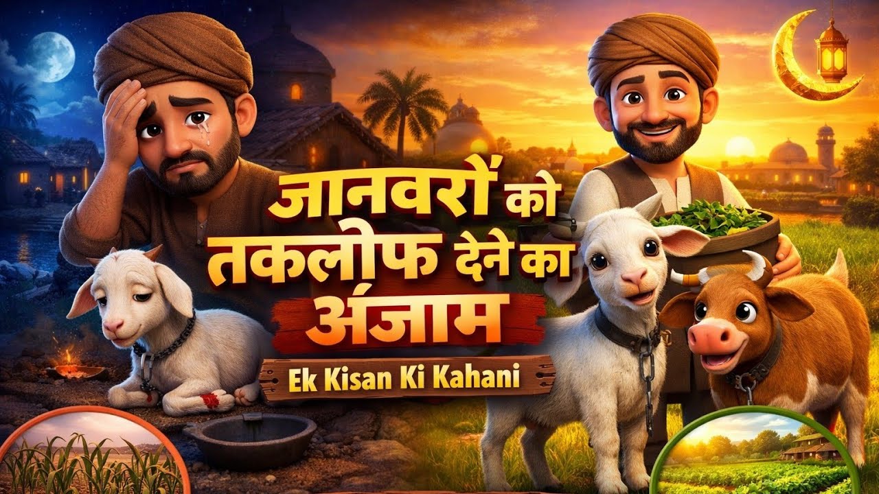 Janwaron Ko Takleef Dene Ka Anjaam 😢 | Emotional Islamic Story | Ek Kisan Ki Kahani #islamicstory 