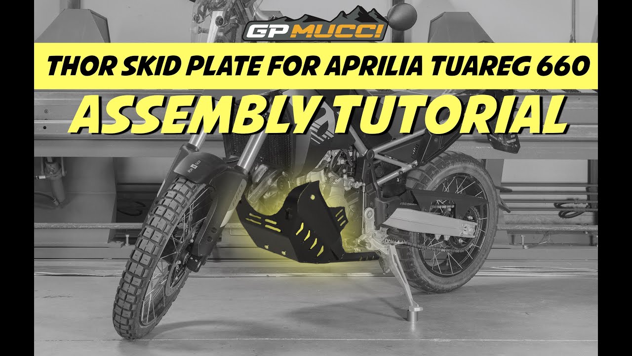 Aprilia Tuareg 660 - THOR skid plate assembly tutorial by GpMucci (UPDATE: Read description)