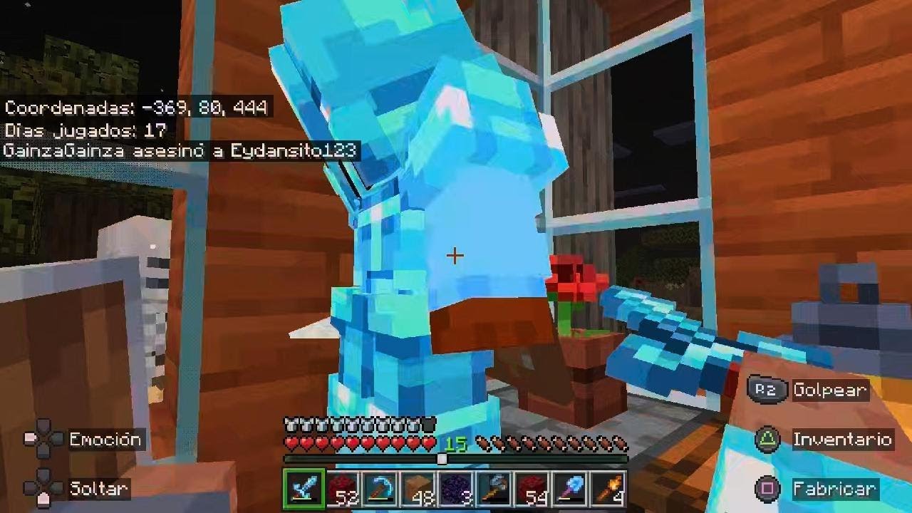 Minecraft haciendo cosas