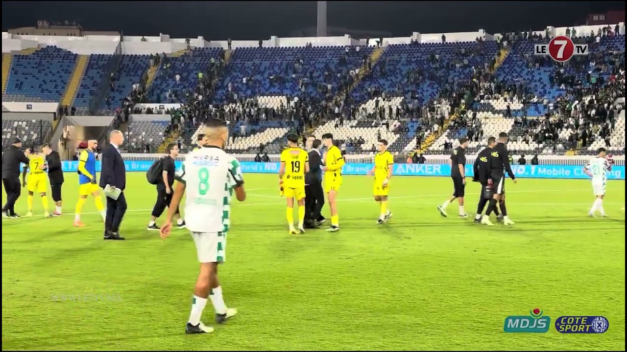 كواليس نهاية لقاء الرجاء والماص.. خيبة الأمل والحسرة/ الأجواء بين لاعبي الفريقين/ ردود فعل المدربين