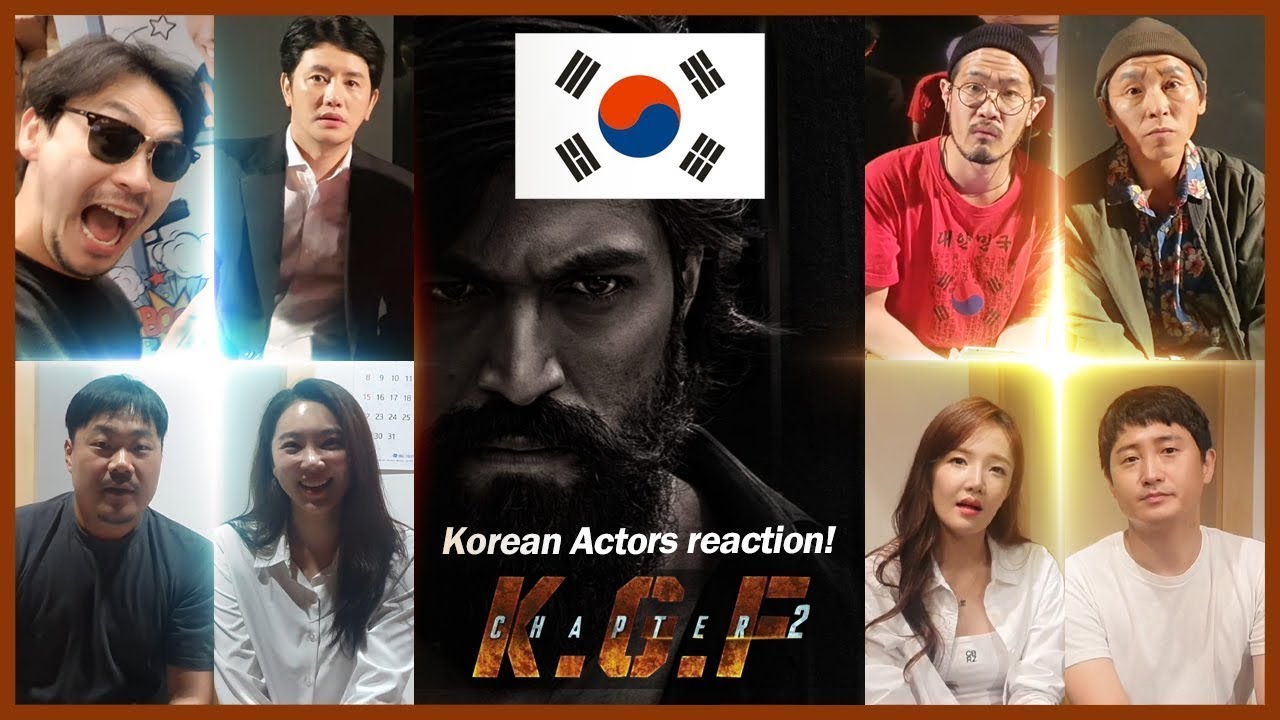 (Eng Subs) What Korean Actor and Actress think of KGF Chapter 2 Trailer (Reaction), Real Actors!!
