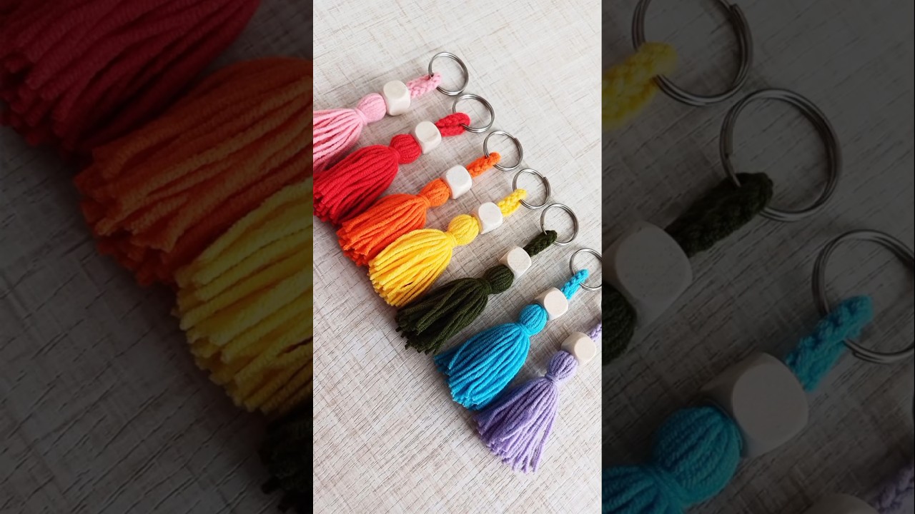 Crochet Keychain Magic: Tiny, Adorable, and Easy to Make!  😍😍😍