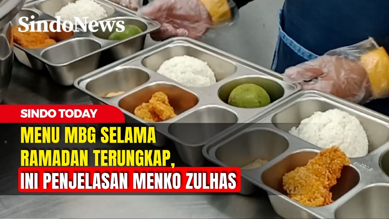 Menu MBG Selama Ramadan Terungkap, Ini Penjelasan Menko Zulhas | Sindo Today | 21/02 | Part 4