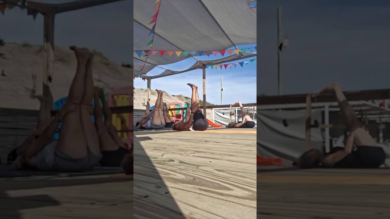 Yoga en ña playa N ° 14