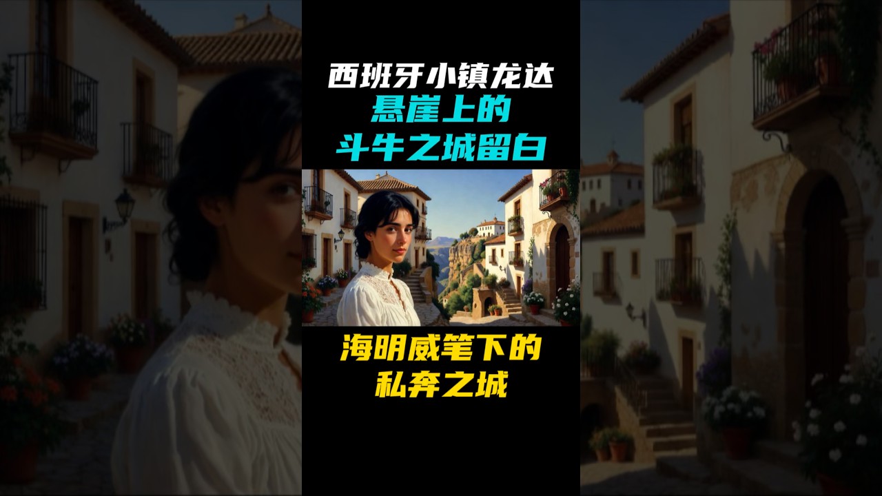 西班牙小镇龙达，悬崖上的斗牛之城留白，海明威笔下的私奔之城