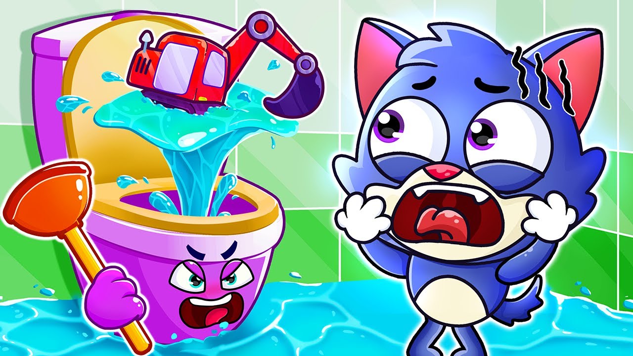 Don't Put Toys In The Potty 😱😭 | Funny Cartoon For Kids By Lamba Lamby