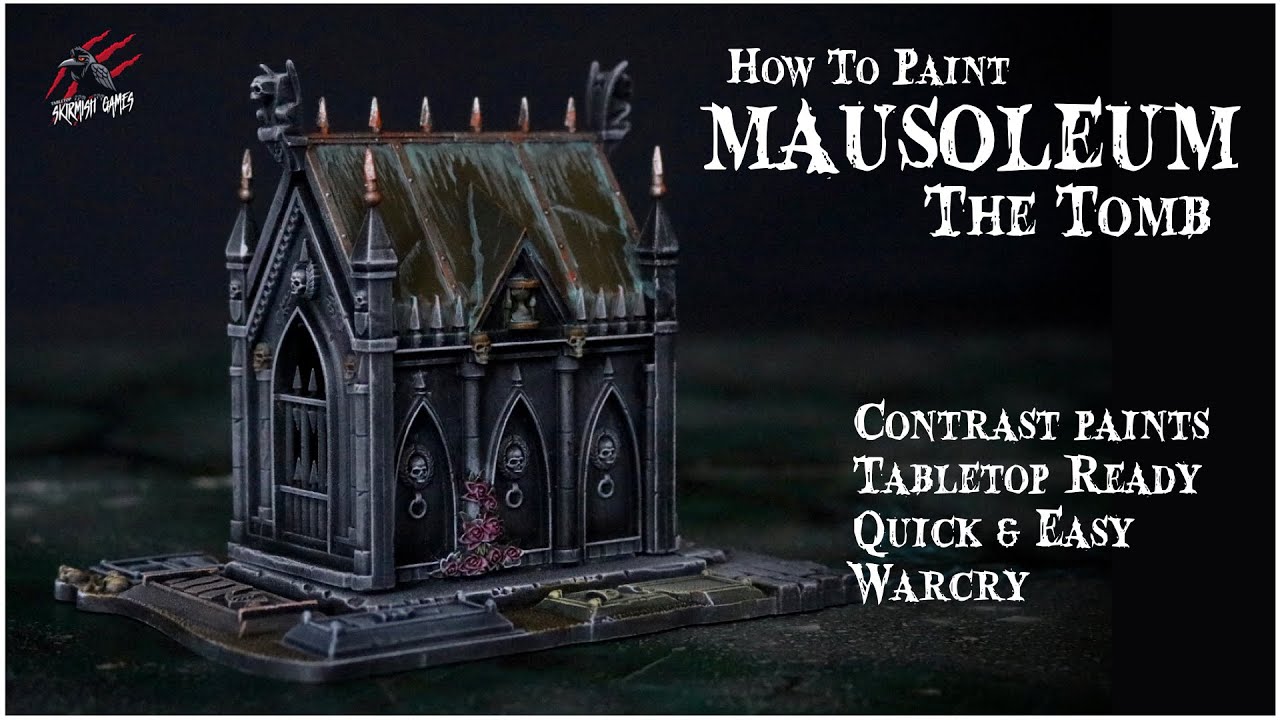 HOW TO PAINT SIGMARITE MAUSOLEUM TOMB Paint Warhammer Terrain Easy Beginner Tabletop Ready Warcry