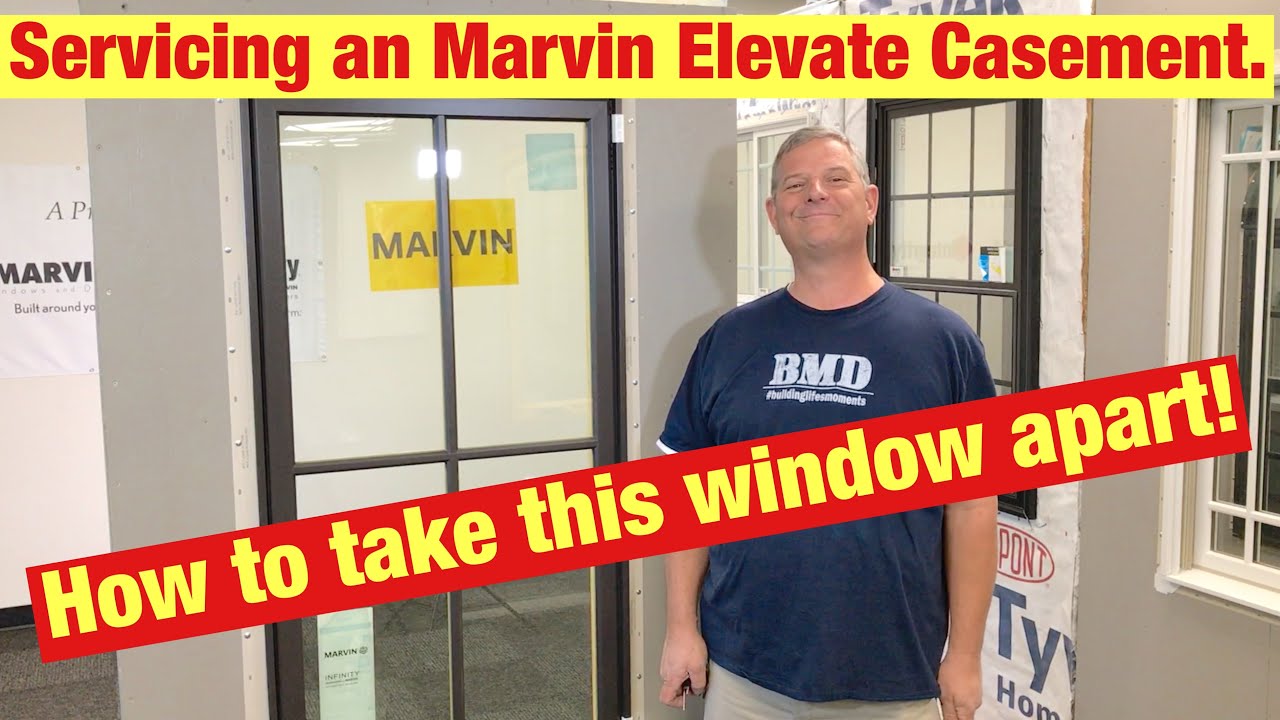 Servicing A Marvin Elevate (a.k.a. Integrity Wood Ultrex) Casement