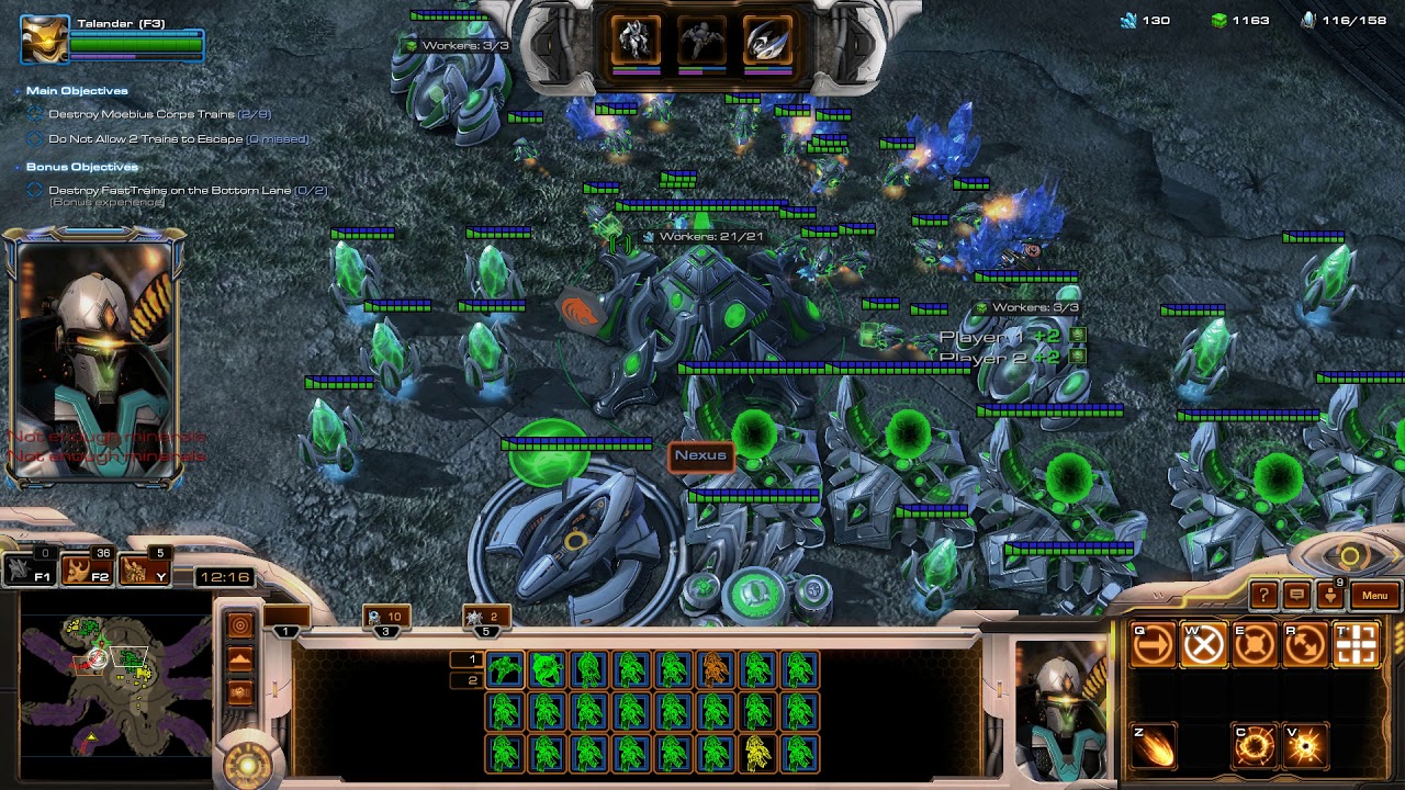 Starcraft 2 Co-Op Fenix Adepts only Gameplay