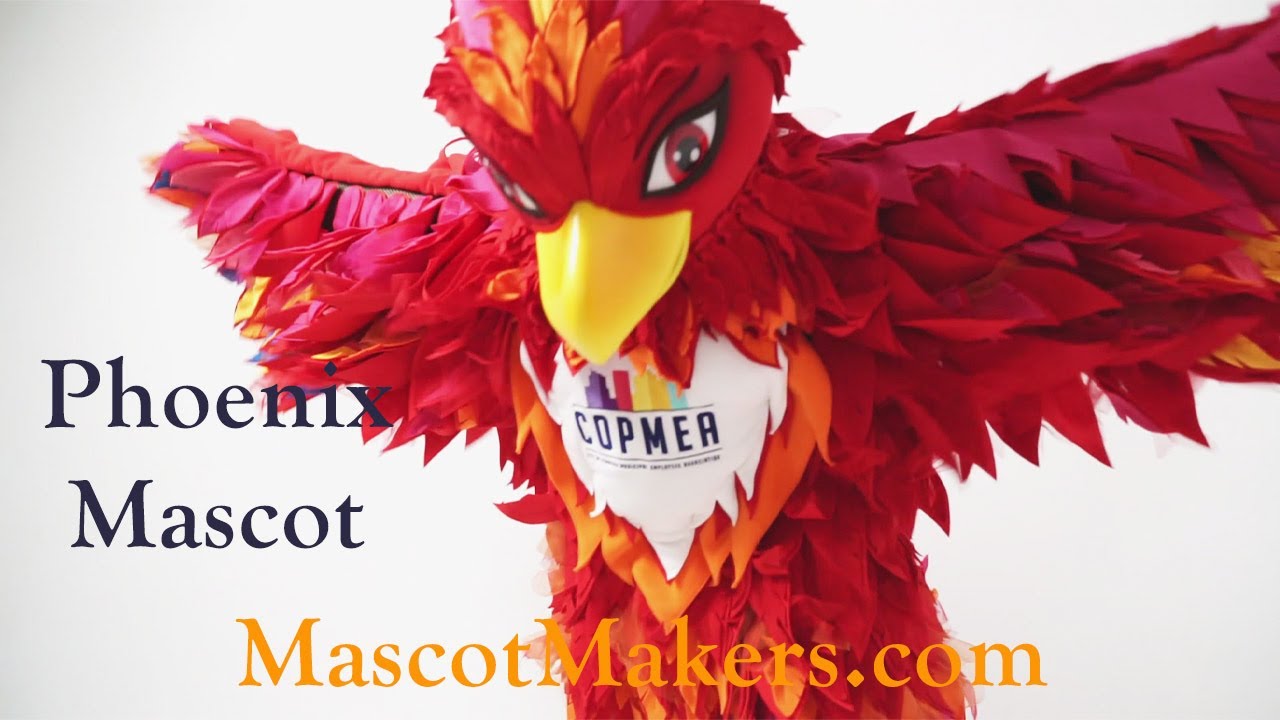 🔥 COPMEA Official Phoenix Mascot | Majestic Custom Bird Costume for City of Phoenix #mascot